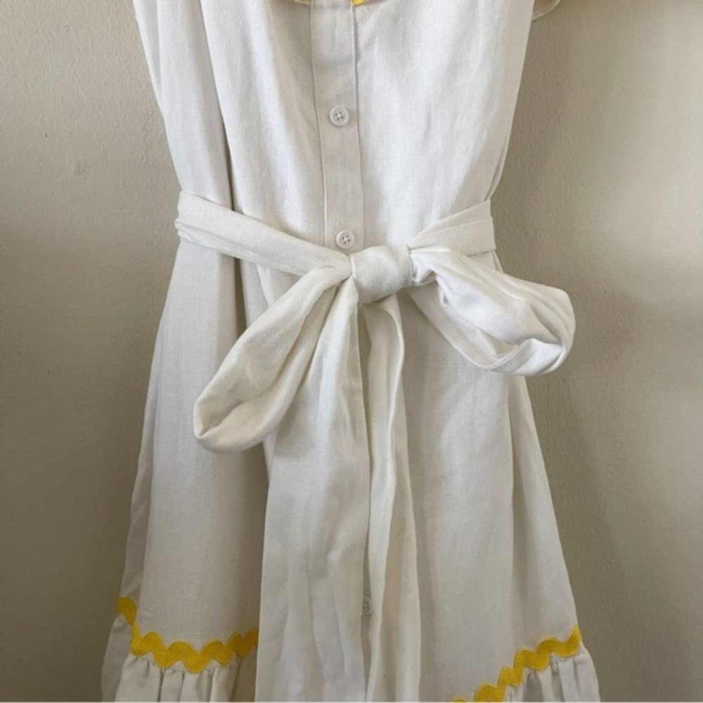 Lisa Marie Fernandez Ric Rac Off the Shoulder Dress - Picture 5 of 8